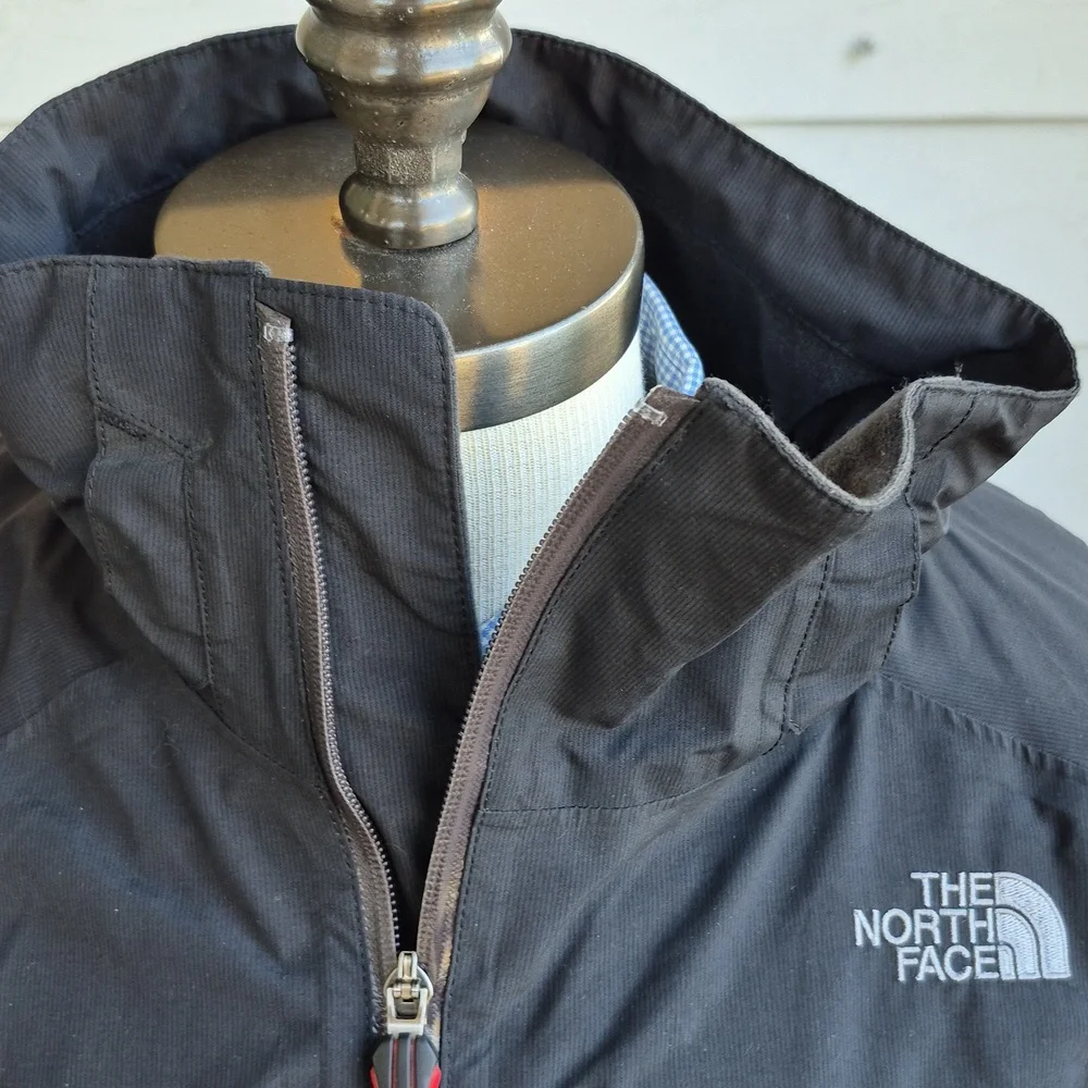 THE‎ NORTH FACE Black Grey Summit Series RECCO Gore Tex Shell Mens Sz M Jacket